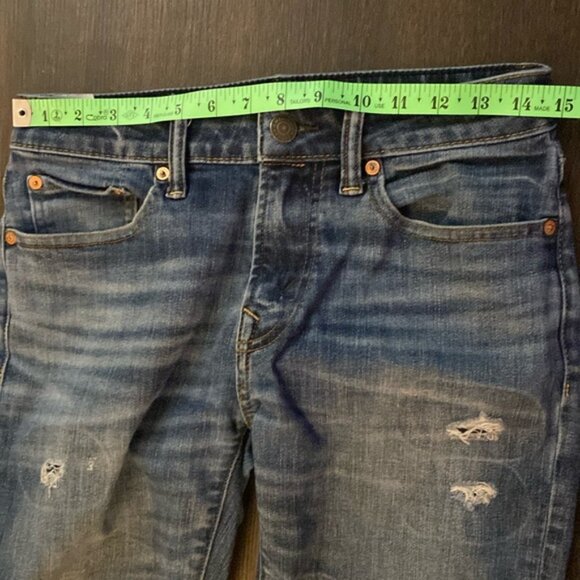 American Eagle Jeans Sz 28/30 Athletic Skinny - Picture 3 of 12